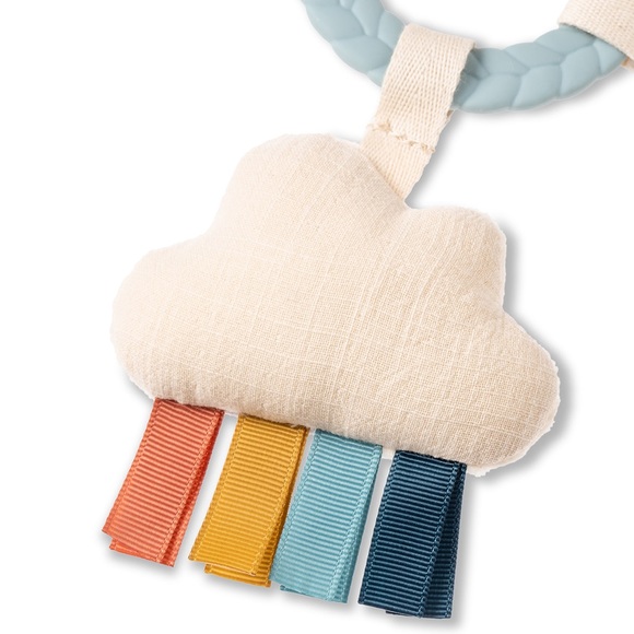 New Bitzy Busy Ring teething activity toy cloud - Picture 3 of 6